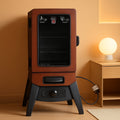 Red Hammertone Propane Fueled Vertical Gas Smoker 880SqIn