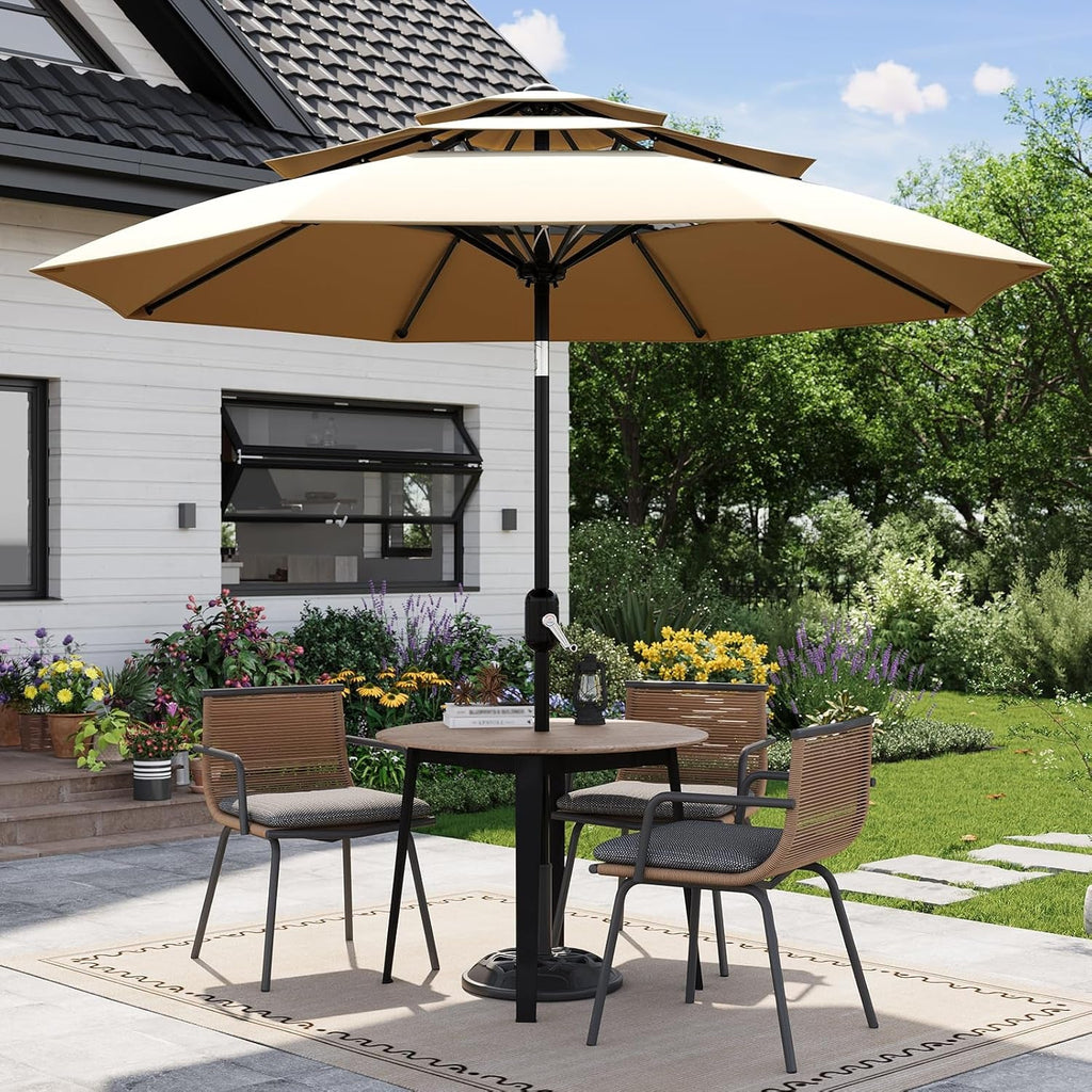 10Ft Commercial Grade Patio Umbrella Vented Canopy