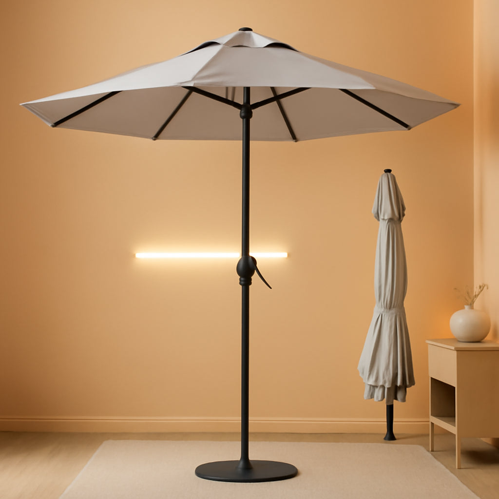 10 Foot Patio Umbrella With UV Protective Weather proof Fabric