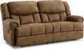 Boothbay Faux Leather 2 Seat Reclining Sofa Dark Brown