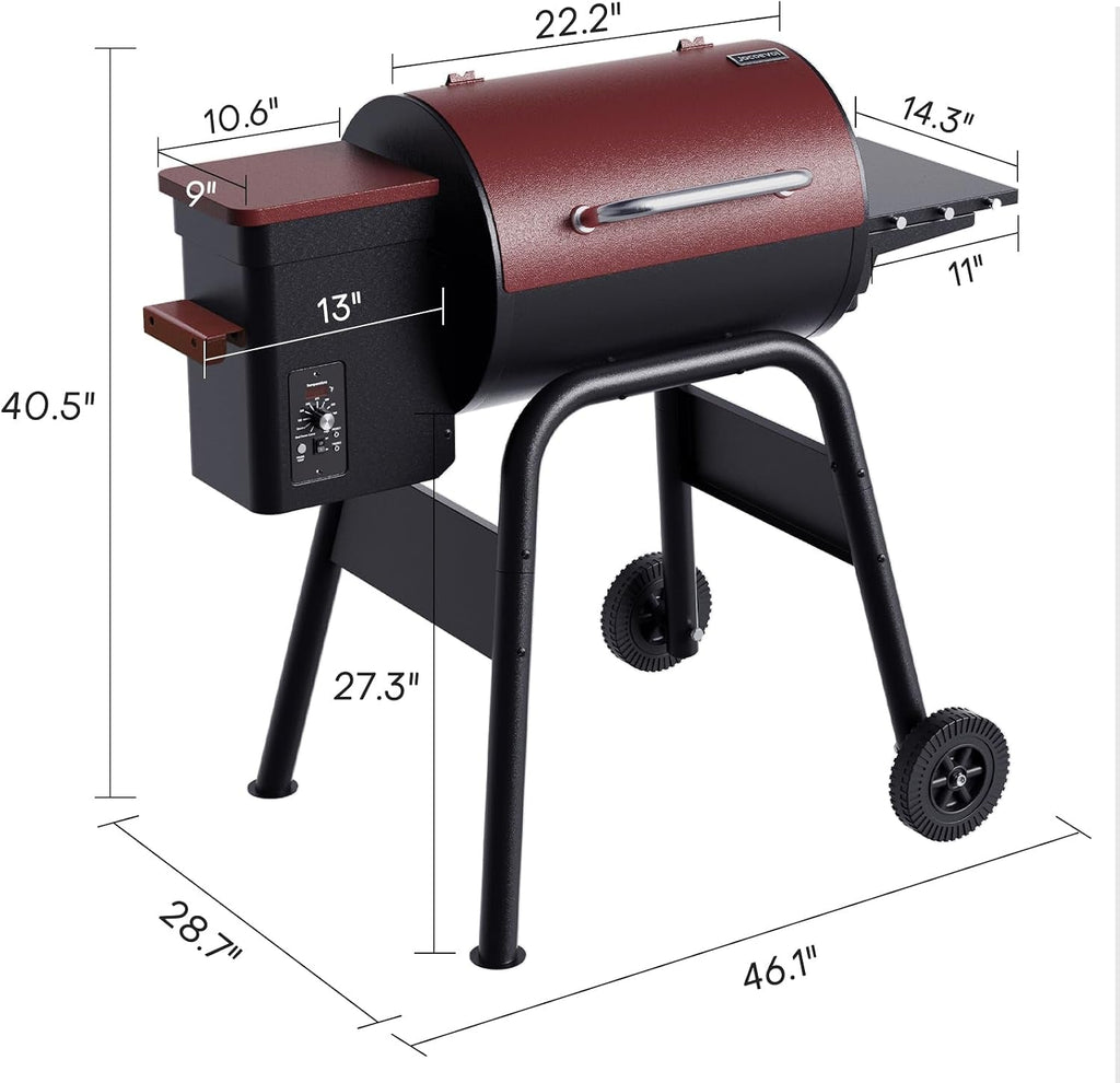 Pellet Grill Smoker With PID Temperature Regulation