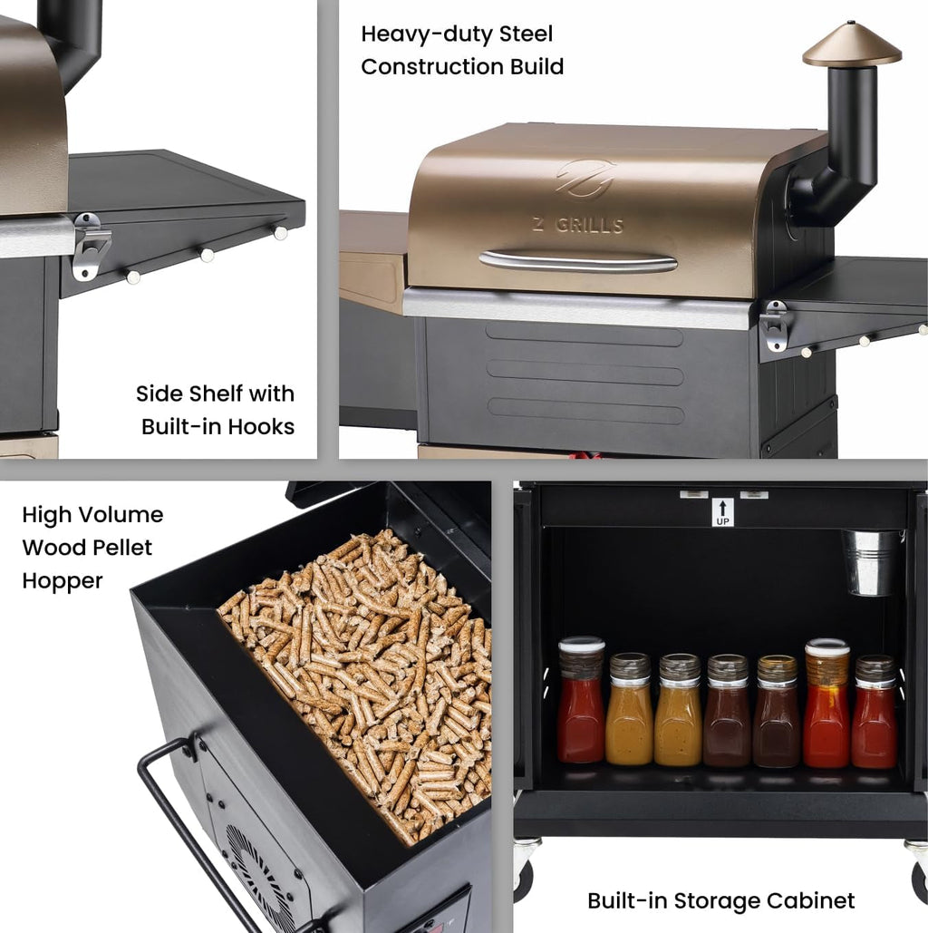 Wood Pellet Grill Smoker PID Controller Large Capacity
