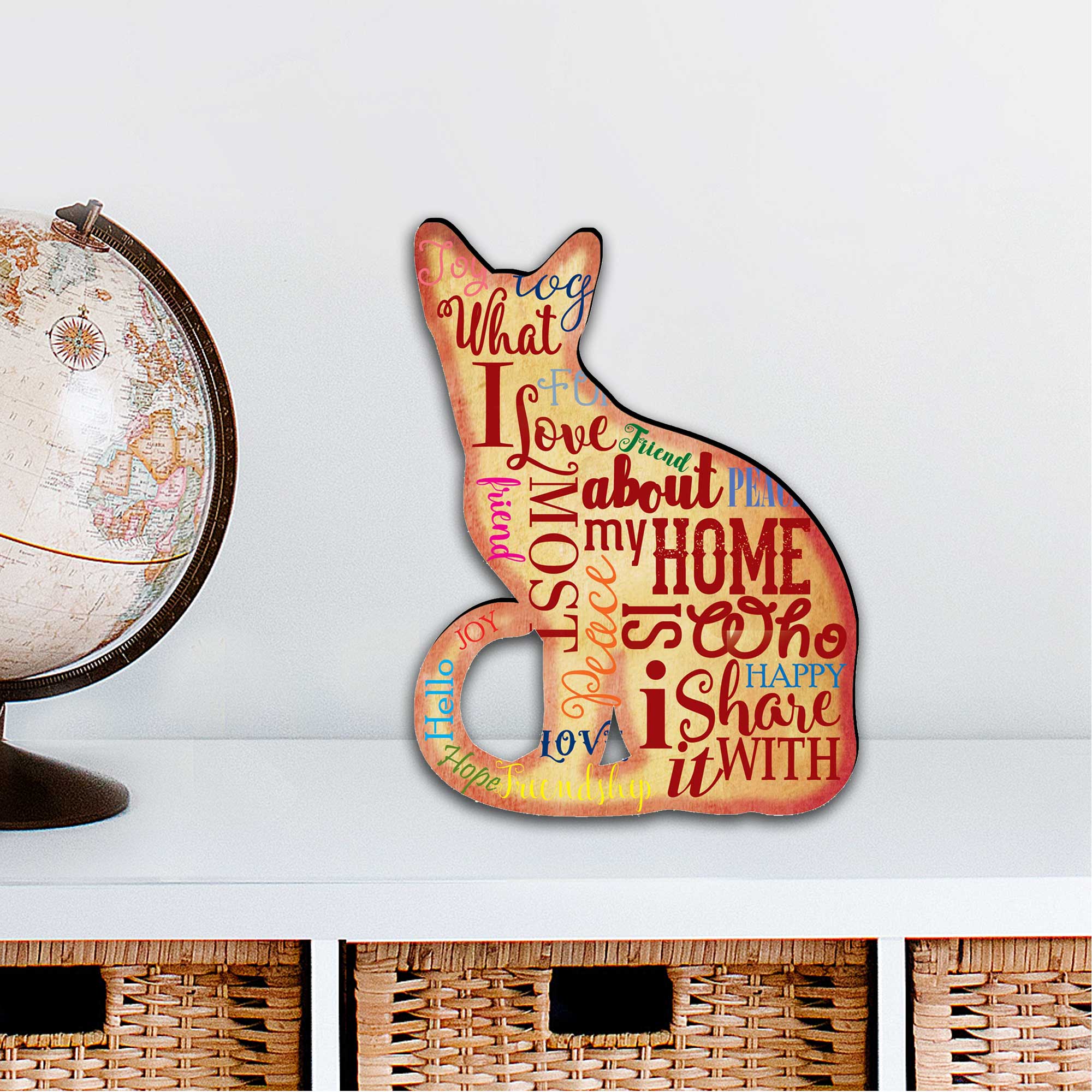 Sweet Home Cat Tree and Wall Decor - Designocracy - 8198113M