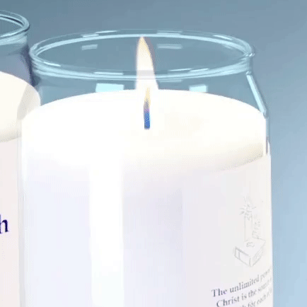 Love Bible Candle - 15 Hidden Verses | Bible Candles Co.