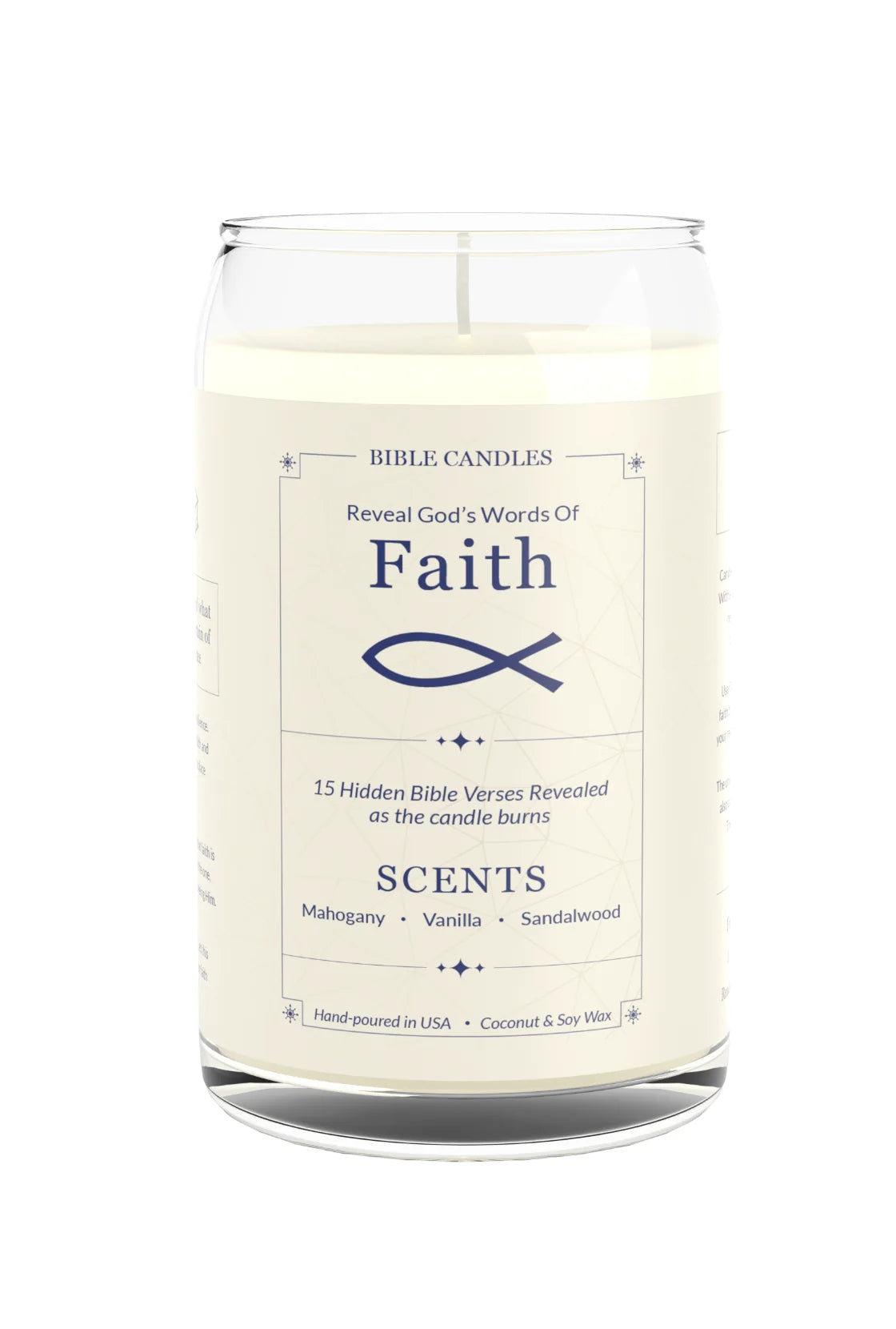 Faith Bible Candle - Illuminate Your Spirit | Bible Candles Co.