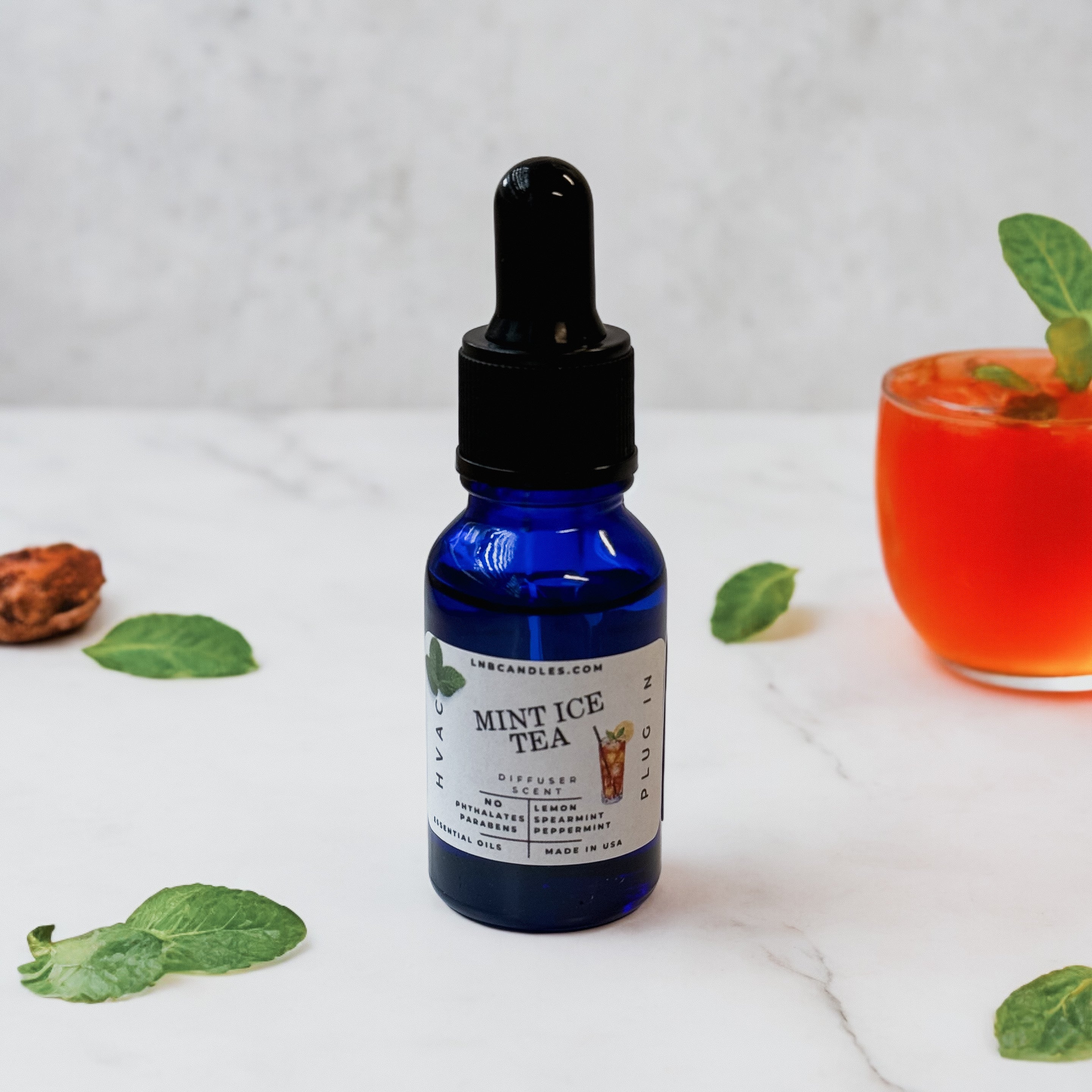 Mint Ice Tea Essential Oil Blend For Plug In Diffusers