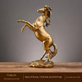 Elegant Resin Horse Sculpture - Creative Home and Office Decor