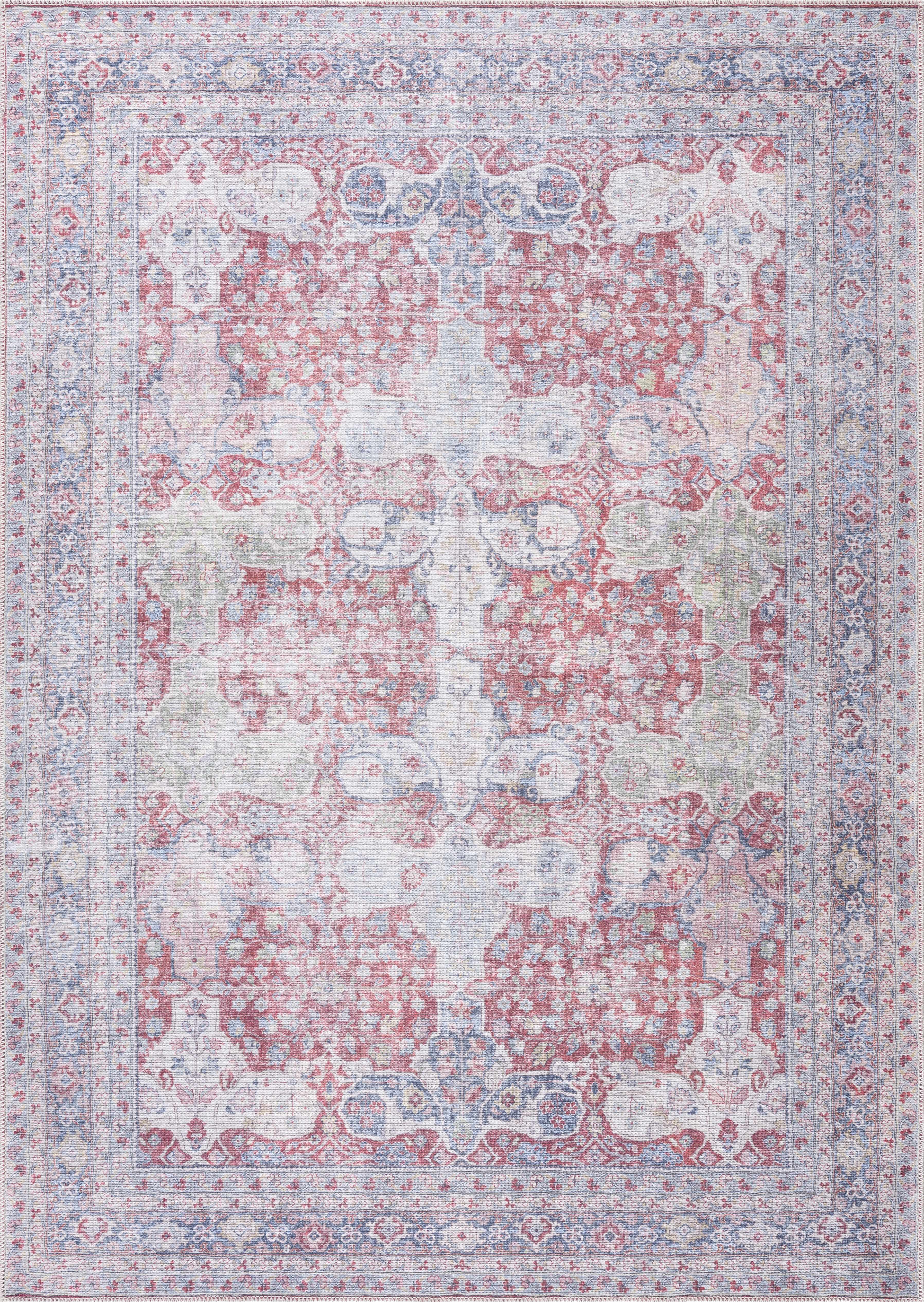 Rust Goma Vintage Area Rug - Clearance