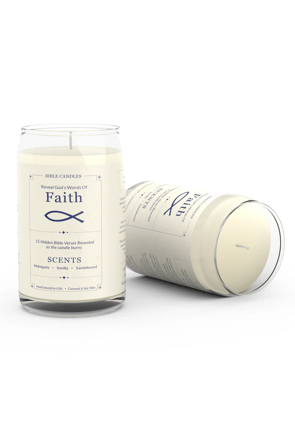 Faith Bible Candle - Illuminate Your Spirit | Bible Candles Co.