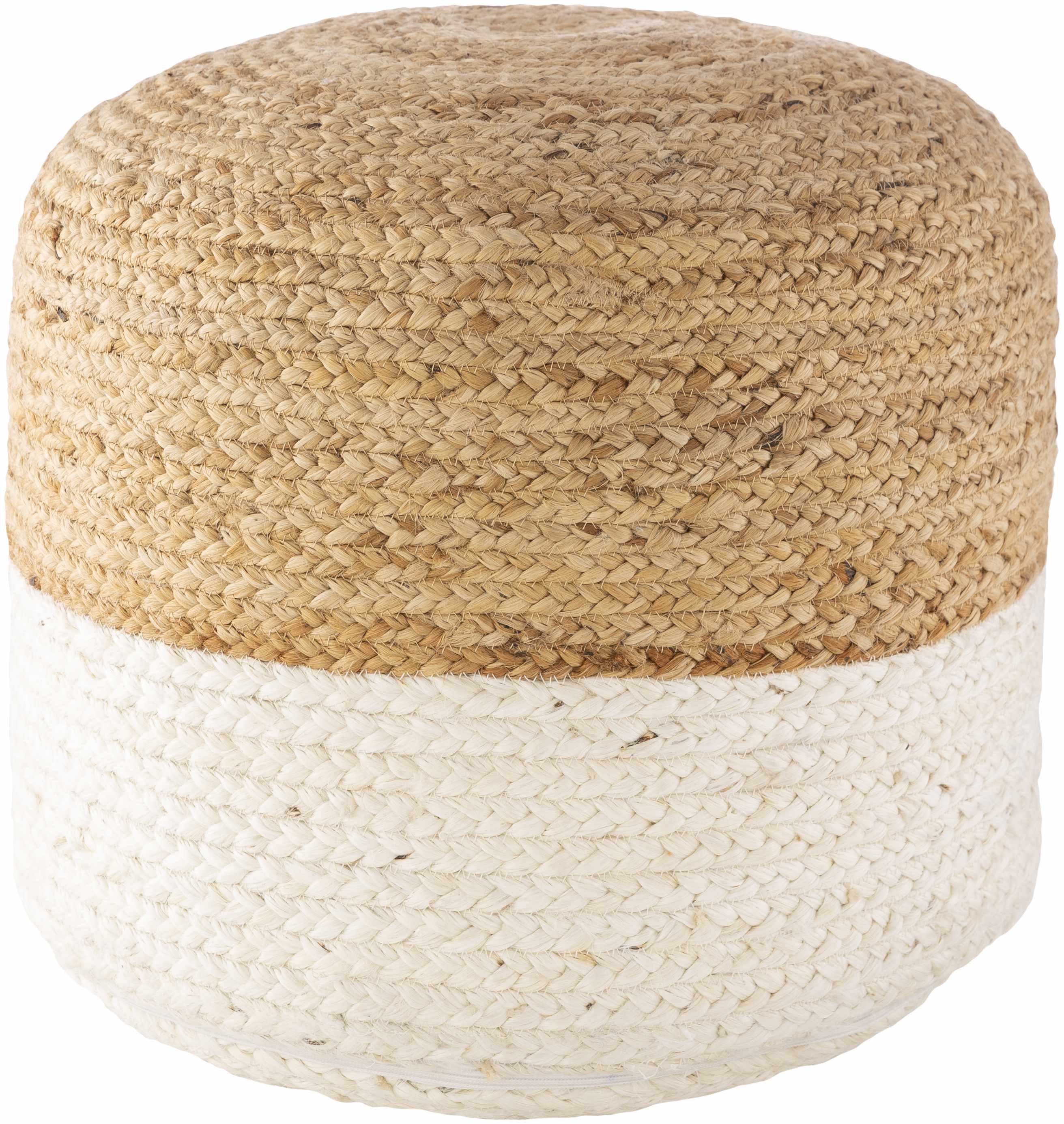 Birkdale 18ft Cylinder Jute Pouf - Clearance