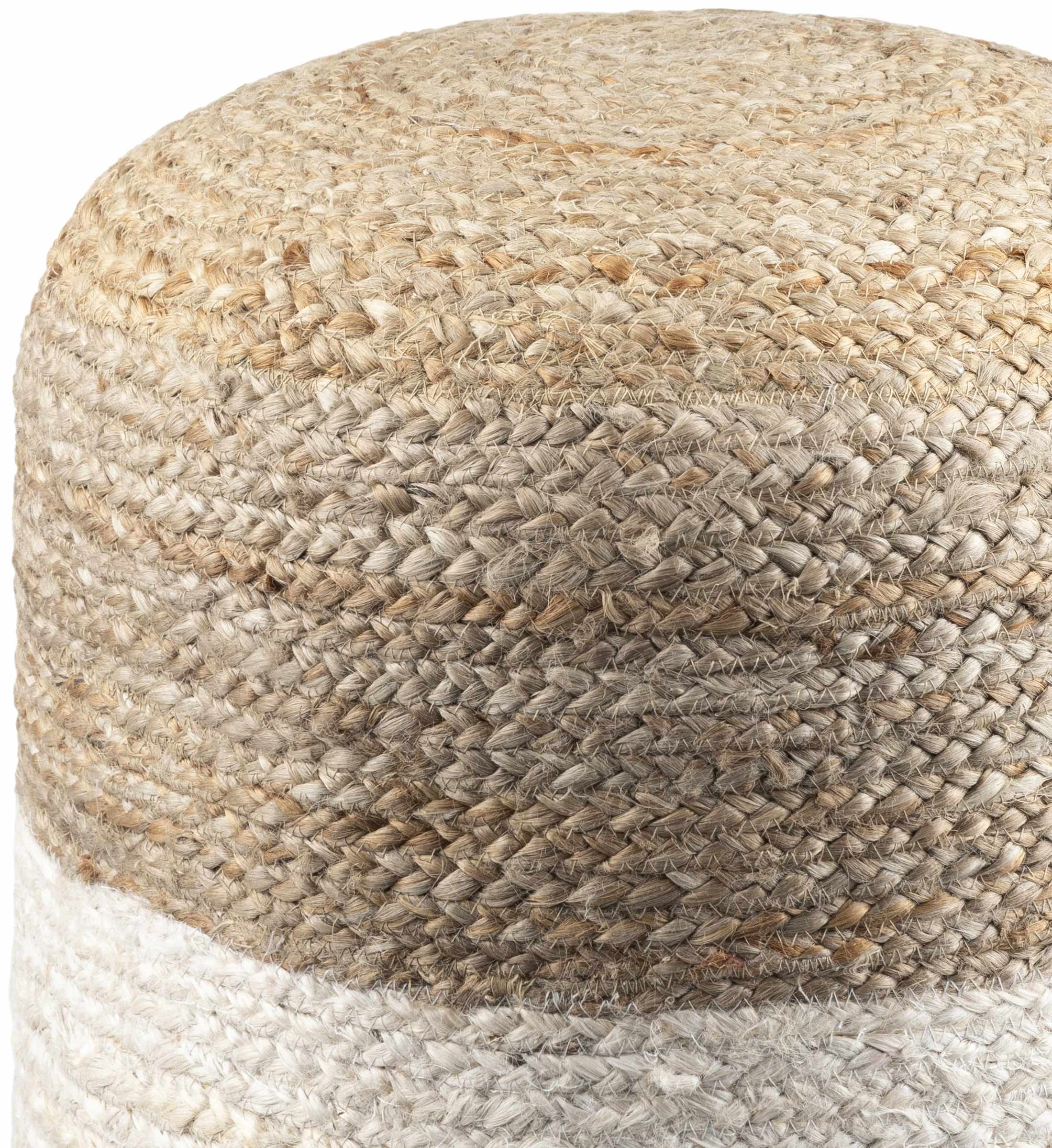 Birkdale 18ft Cylinder Jute Pouf - Clearance