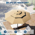 10Ft Commercial Grade Patio Umbrella Vented Canopy