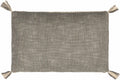 Gebze Gray Square Throw Pillow - Clearance