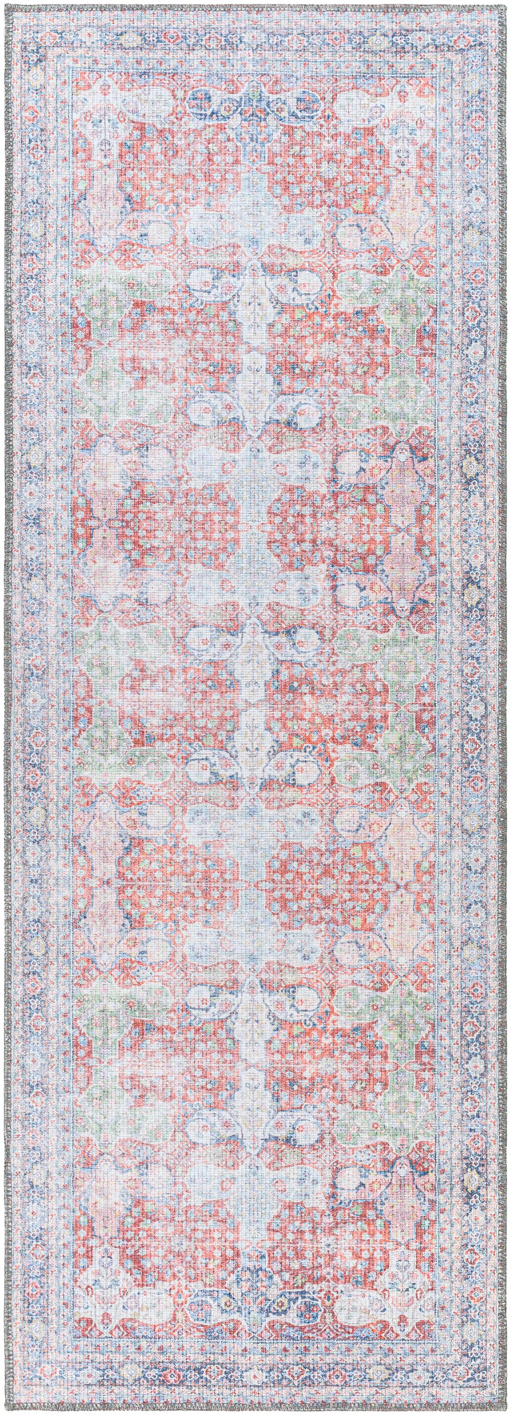 Rust Goma Vintage Area Rug - Clearance